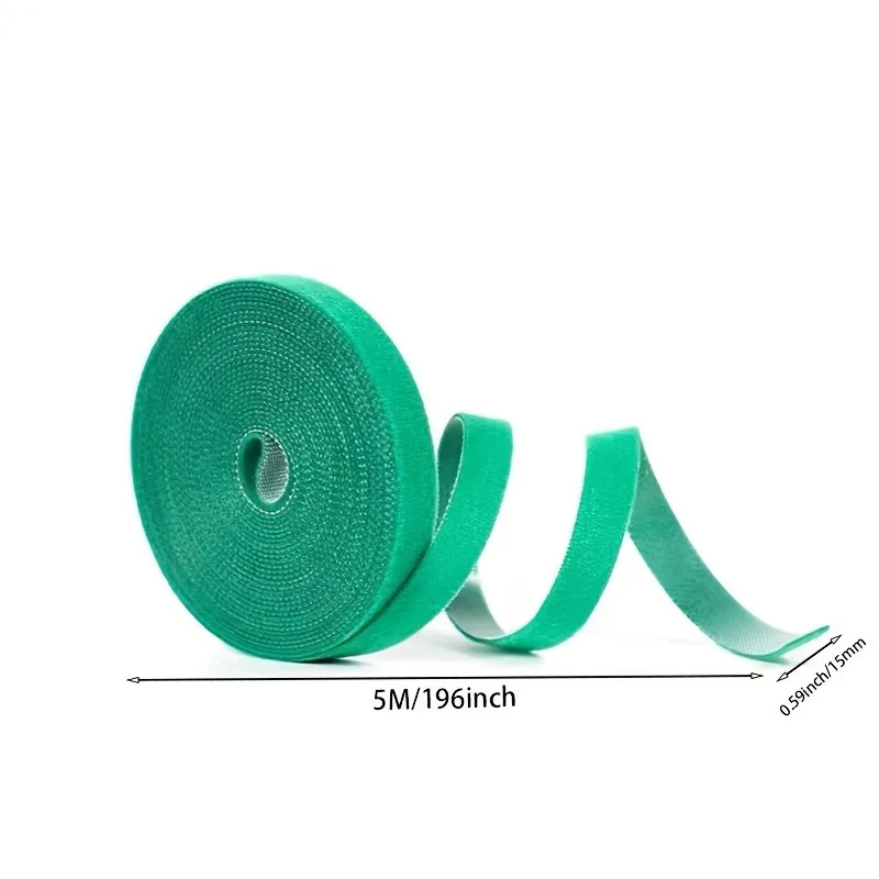 Nylon Plant Ties Self Adhesive Tape Vine Fastener Adjustable Ties Home Garden Cable Organizer Plants Accessories