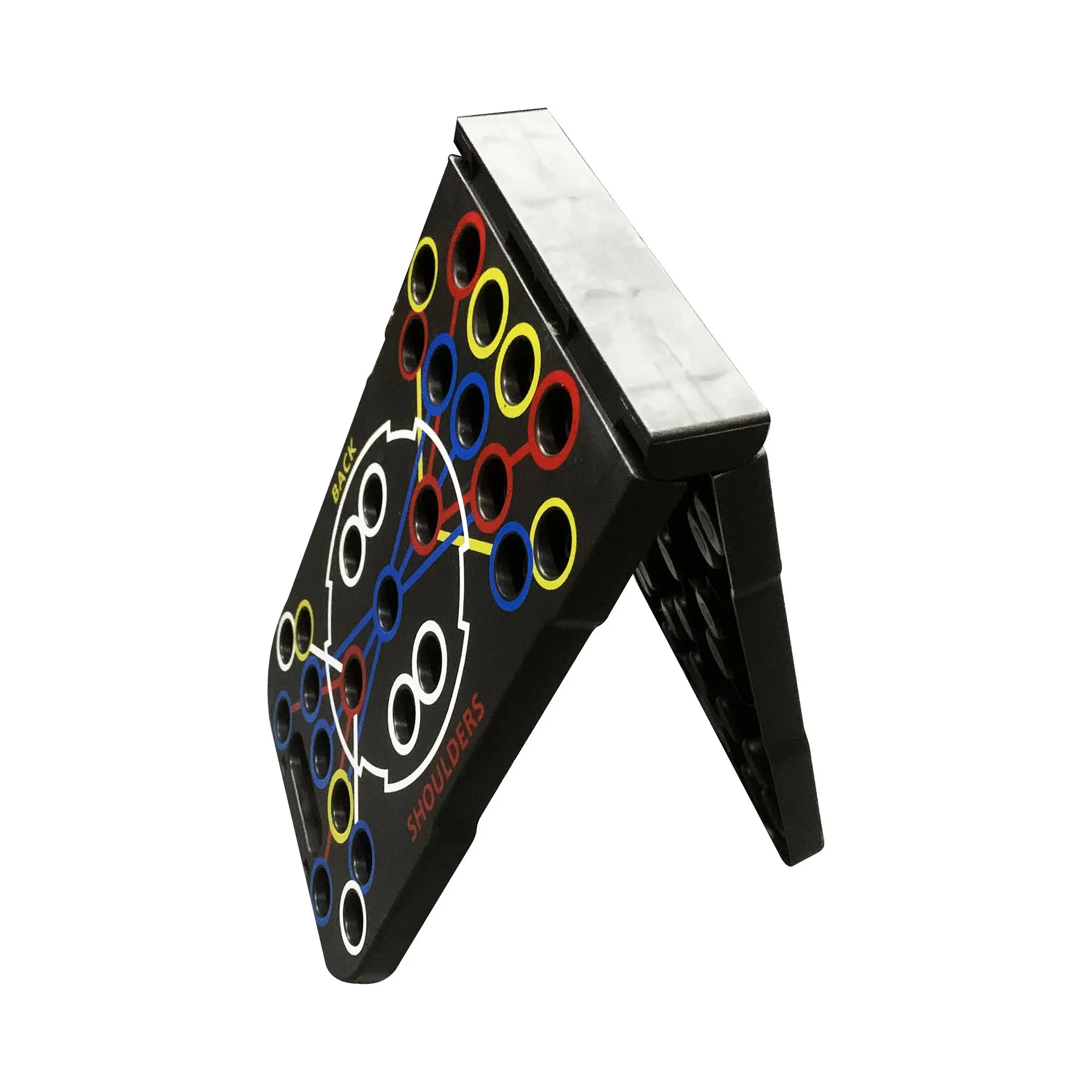 Folding push-up board support muscle exercise multif push up stand abdominal plank trainer durable push up board