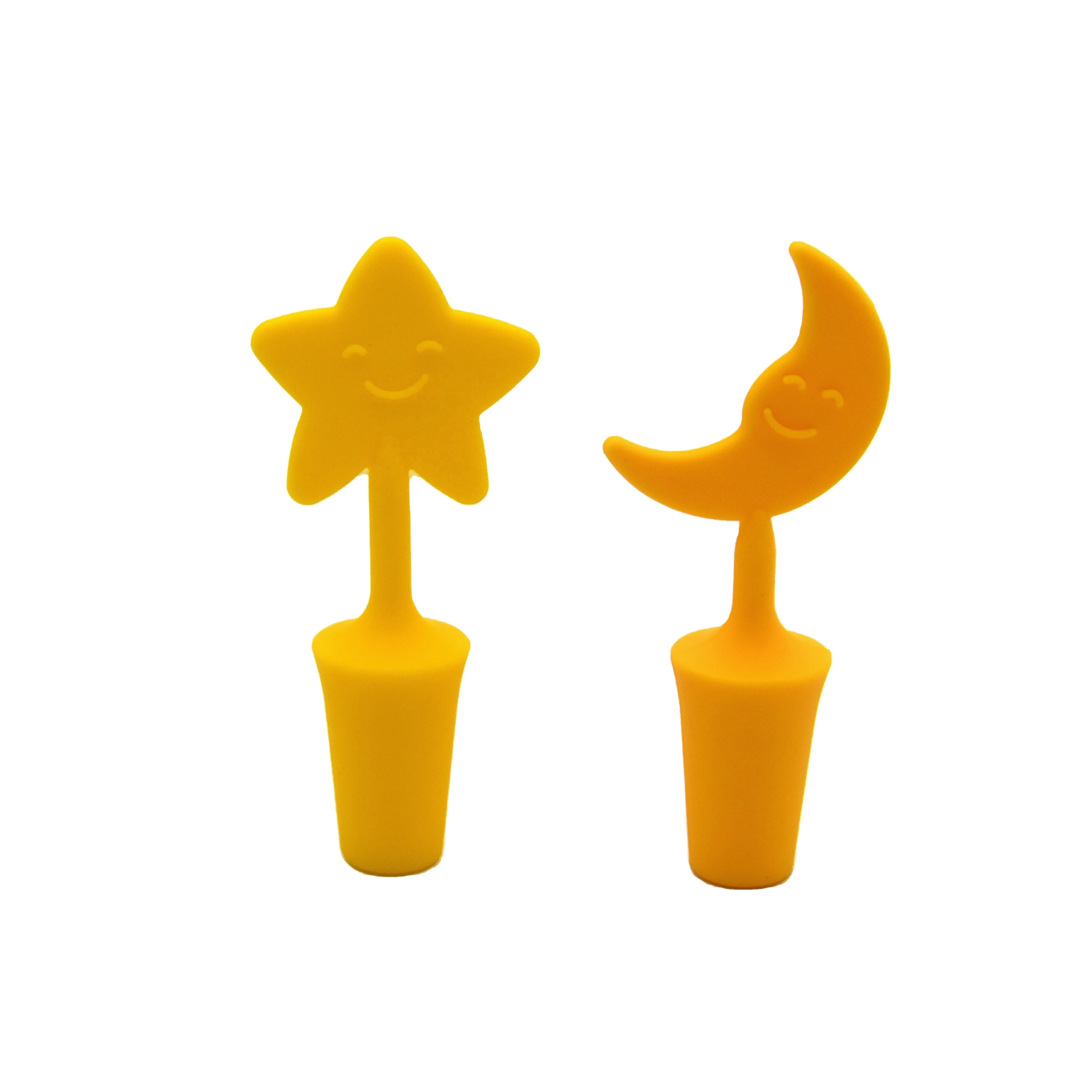 DIY Star Moon Silicone Bottle Stopper Reusable Bottle Stopper
