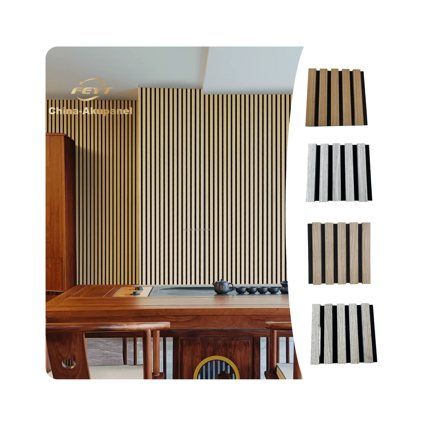 Multi Scenario Sound Absorbing Panels Recyclable European Style Home Studio Pet Granules