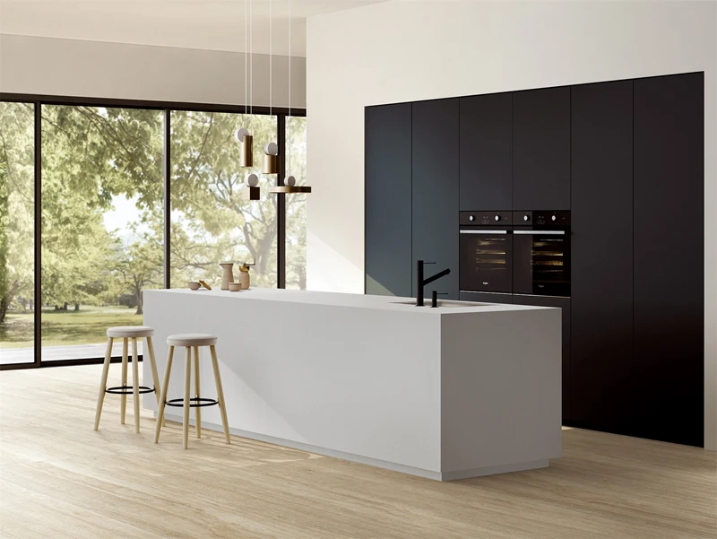 Guanmay Engineered Big Size Sintered Stone Black Slab Polished Matte 12mm Black Sintered Stone