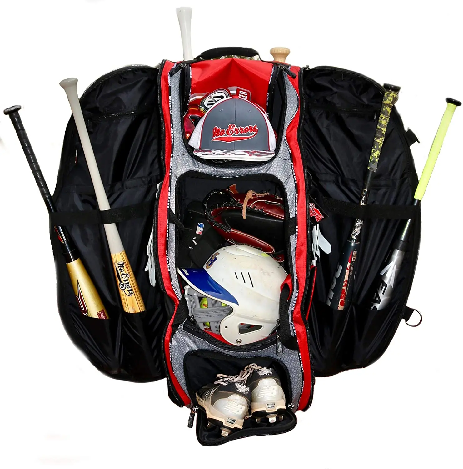 Youth Catchers Bag Heavy Duty Youth Baseball and Softball Bag Holds 4 Bats Softball Catchers Bag