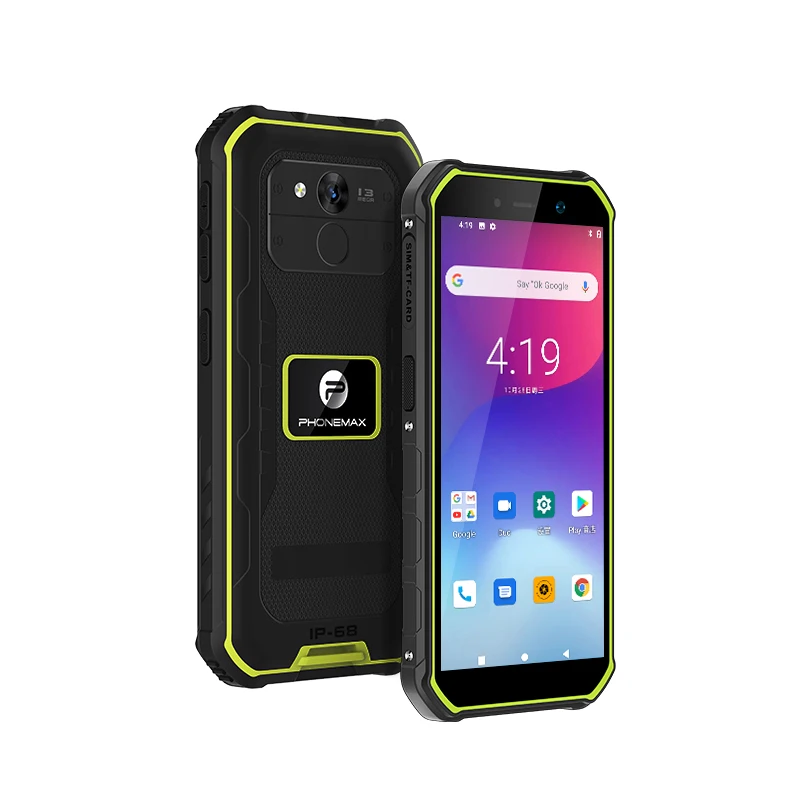 Phonemax IP68 водонепроницаемый ударопрочный Прочный смартфон android 5100 мАч 5 дюйма 4gLTE rugge сотовый