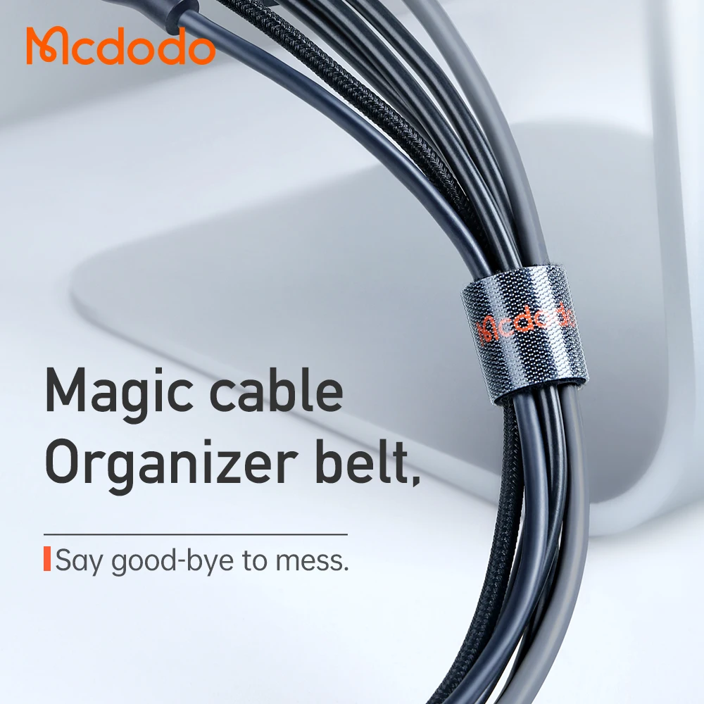 Mcdodo 1M Free to Cut High-quality Hook And Loop Velcroed Tapes, Roll-type Velcroes Cable Organizer Manager Tie