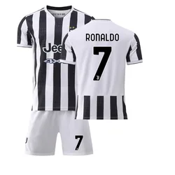 Wholesale Printing Black and White Striped Football Uniform Football Jersey Soccer Jersey