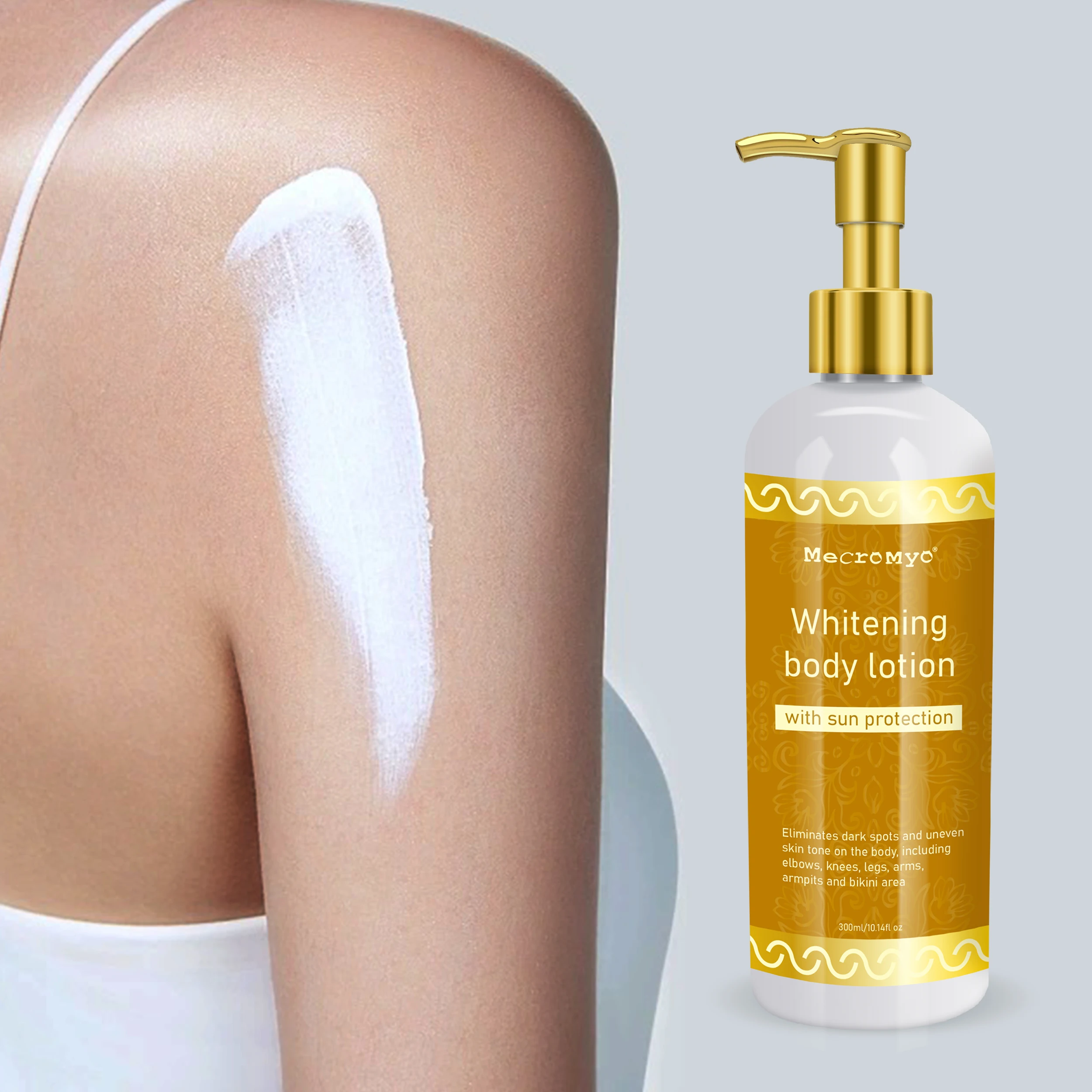 OEM/ODM Private Label Natural Skin Whitening Body Lotion For Black Skin Sun Protection Body Lotion