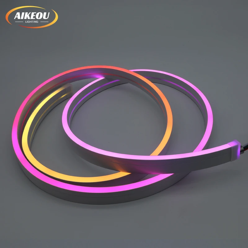 Outdoor IP67 Waterproof 06*16mm Color Alternate Neon Waterproof Neon Light Flexible LED Silicone Neon Strip