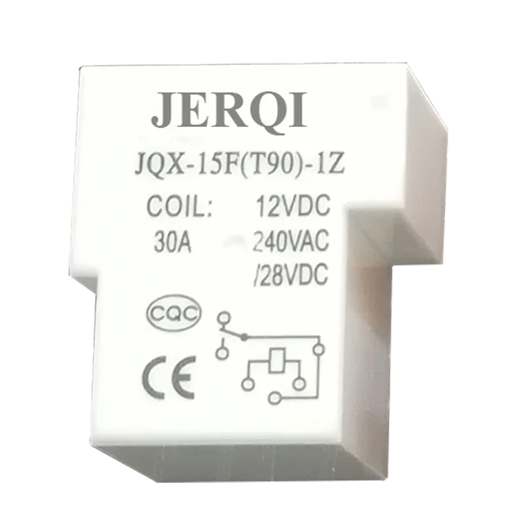 factory supply 30A 40A 12V 4pin 5pin 6pin T90 JQX-15F large current pcb relay