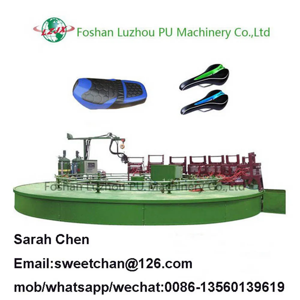 Polyurethane PU motorcycle seat custions Sponge foaming machine production line big machine for pu production