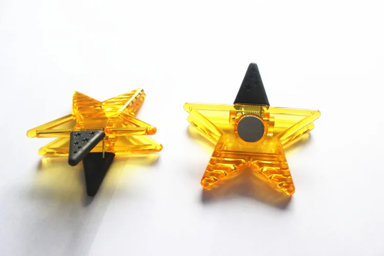 Best selling household refrigerator plastic strong magnetic refrigerator magnetic paper clip