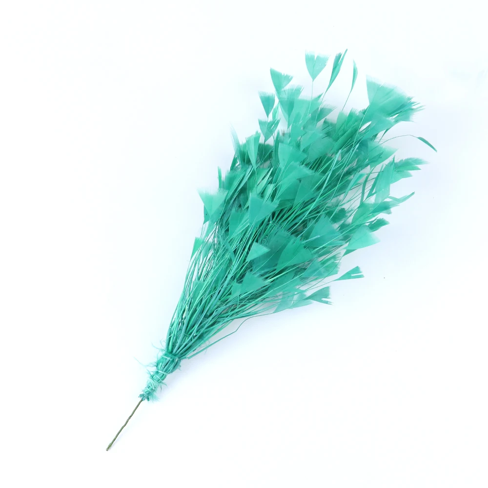 Millinery Supplies Stripped Turkey Feather Flowers  DIY Home Party Headdress Decoration Feathers for Crafts