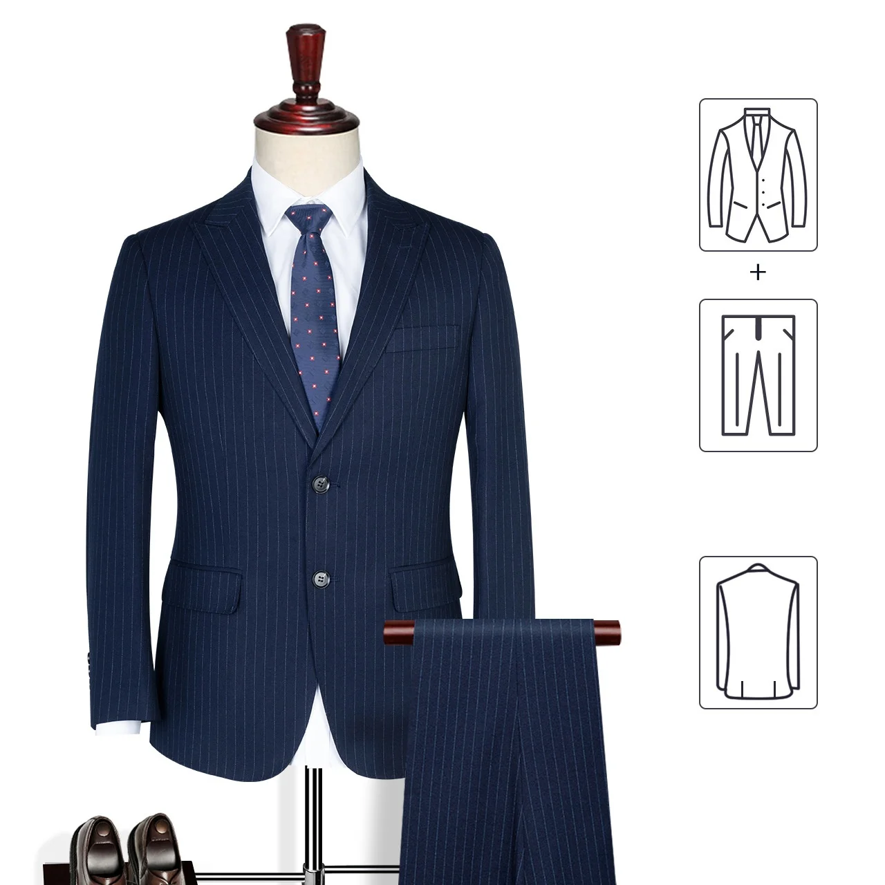 Jinteng Повседневная куртка для поездок на работу в серую полоску Мужская и Женская рабочая одежда деловая форма юристов банкиров