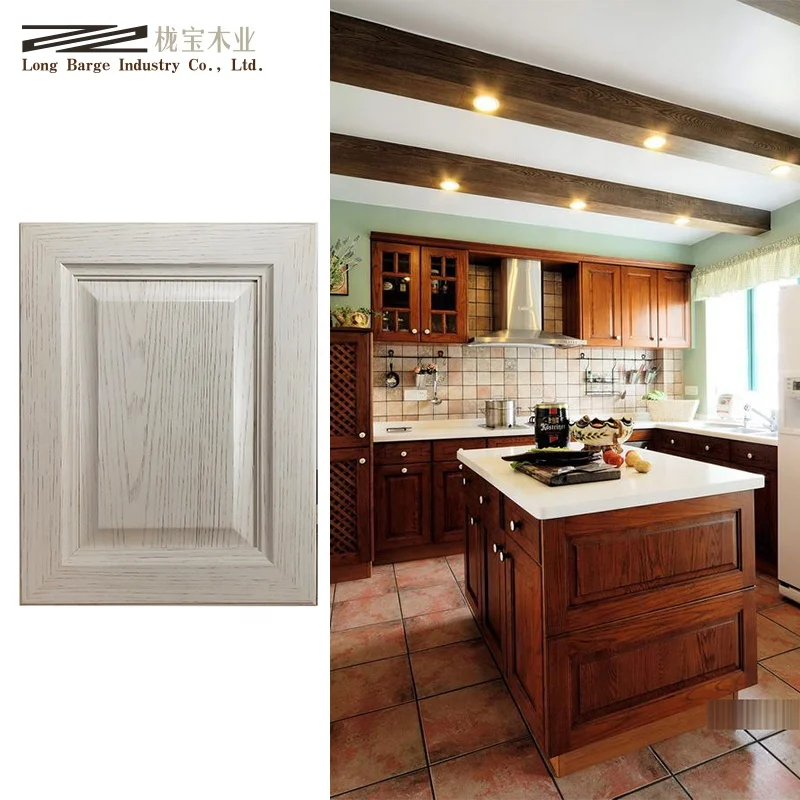 
Solid Wood American Galley Island Modular Kitchen 