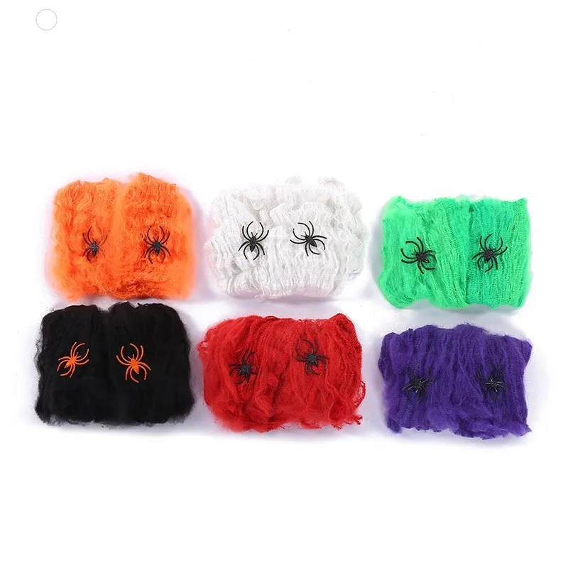 Halloween Decoration Spider Web Bar Haunted House Props Outdoor Halloween Spider Web