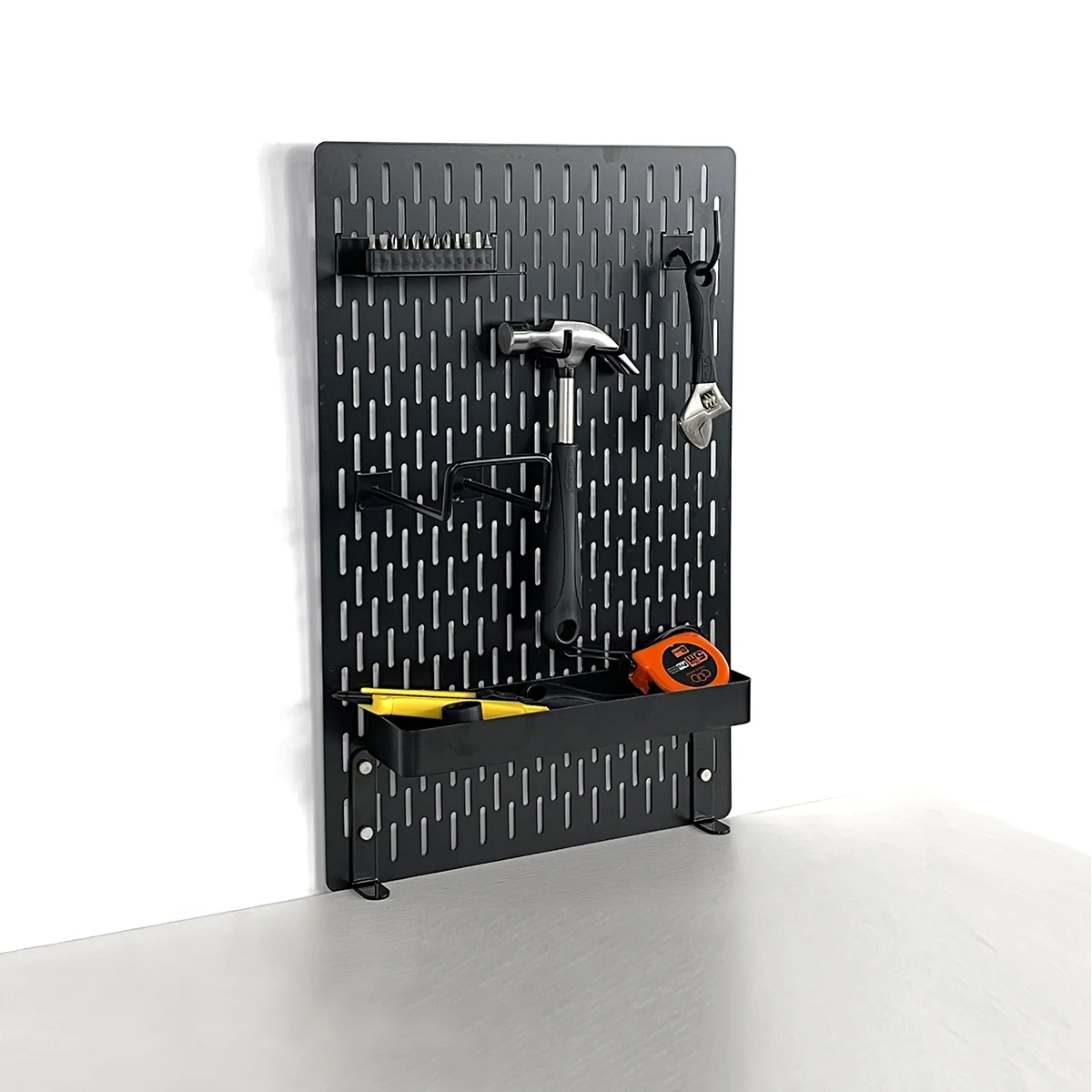 DIY Pegboard подвесная полка крючки для хранения без штамповки ремесла Организация кухонное отверстие тарелка компьютерной комнаты