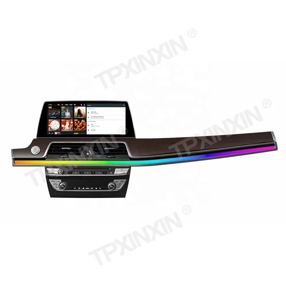 Fully Dash Atmosphere Light Android Media For BMW 7 Series F01 F02 2008-2017 Car Multimedia Player GPS Navigation Auto Stereo 4G