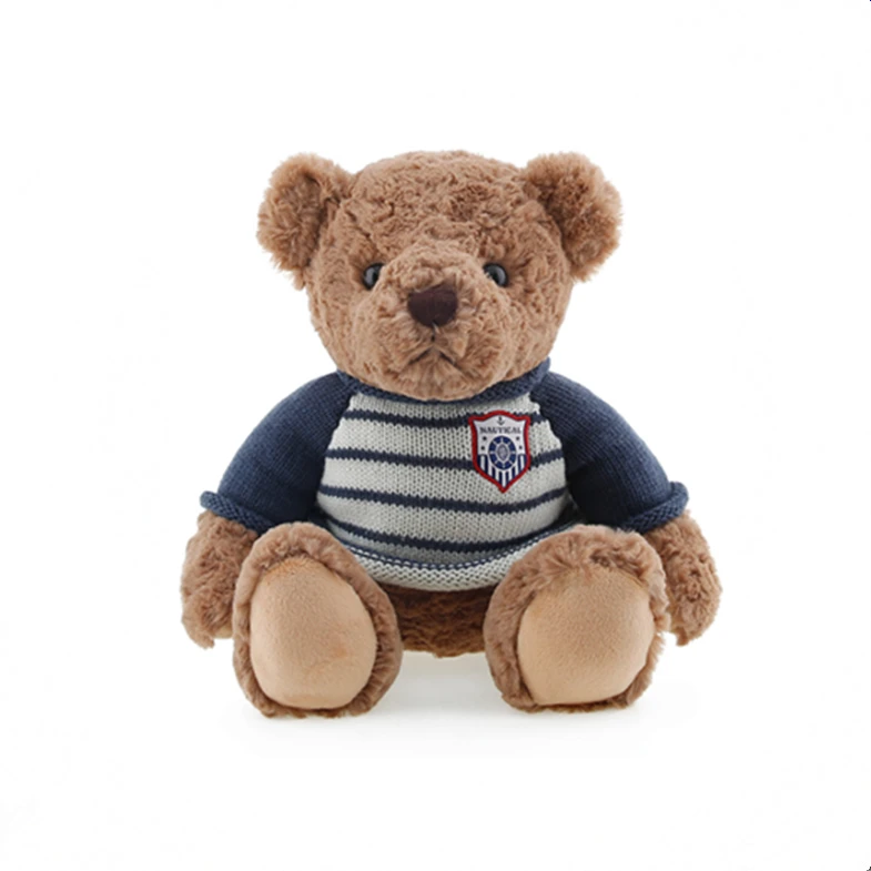 OEM Custom Stuffed Teddy  Bear Plush Toy with T Shirt For Kids