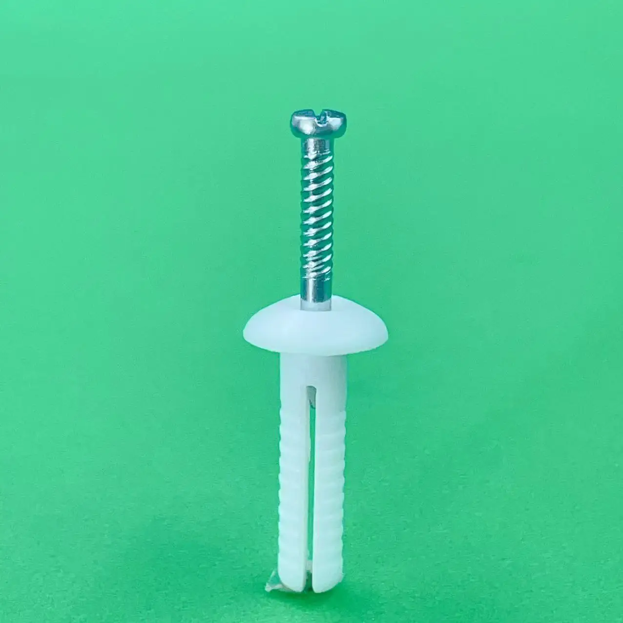 YZ-A003 High quality Round Head Nylon Hammer-in nail Plug 6X25