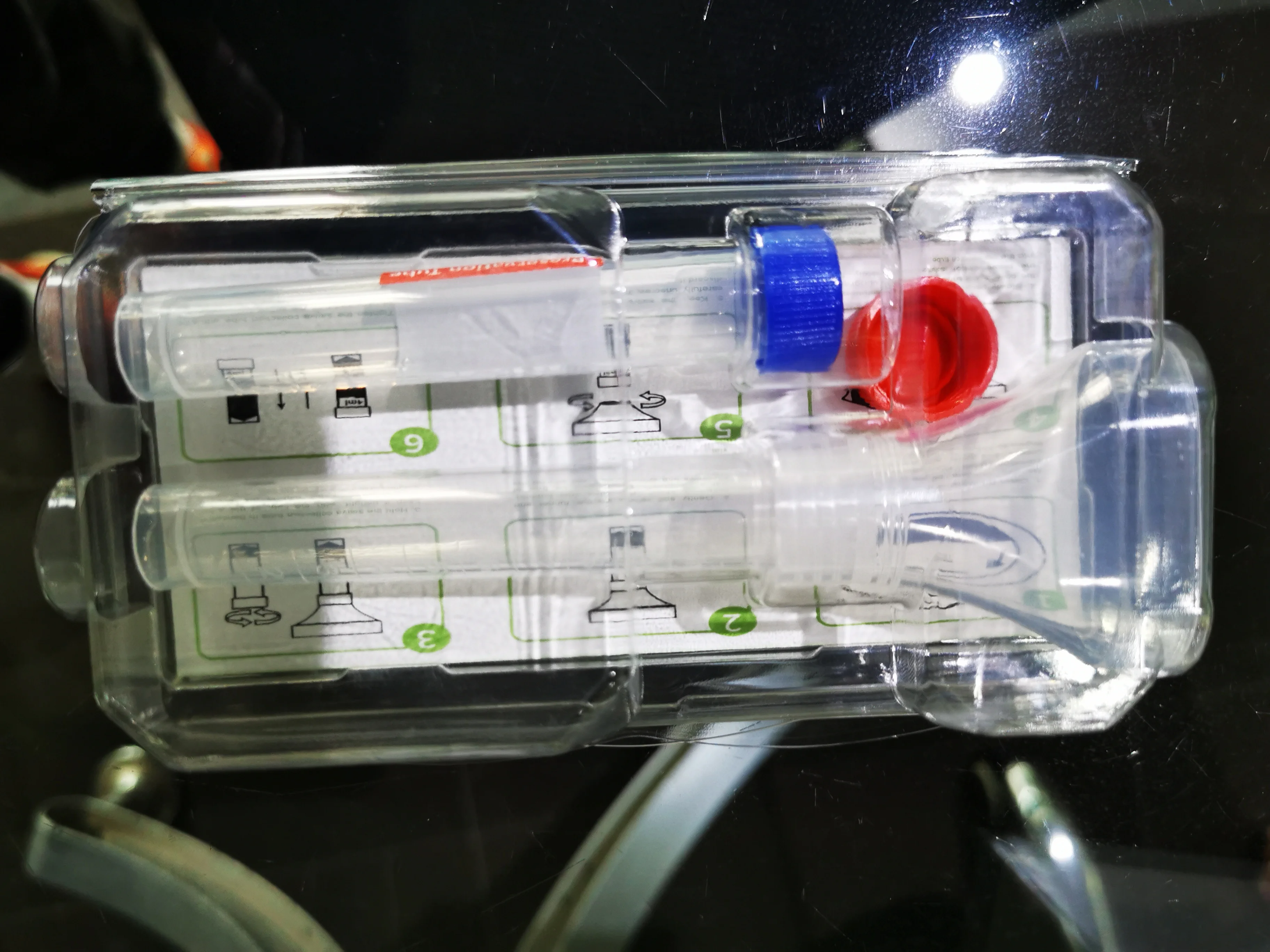 DNA Samples Disposable Sampler Saliva Collection Kit