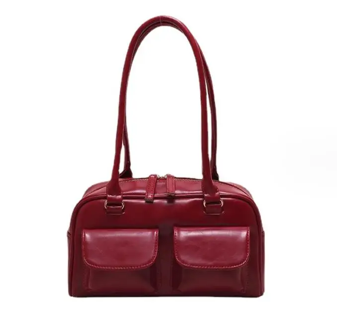 2024 Alibaba online shopping classic leather handbags woman bags, new fashion design ladies PU leather handbags female stock