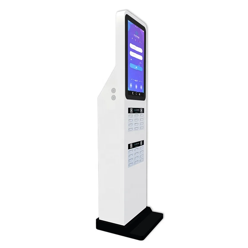 2020 popular 24slots charger station with LCD screen for airport