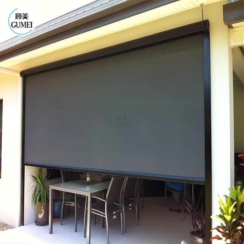 Factory Price Outdoor Waterproof Zip Track Shades Roller Blind