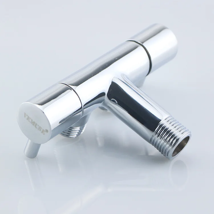 Copper One-switch two-way double handle double control single cold spray gun faucet washing machine quick open water faucet