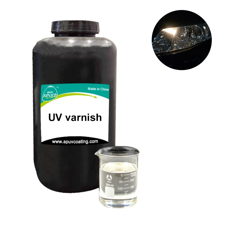 Repair Auto Paint UV Varnish Car Headlight PC Painting UV Coating Varnish