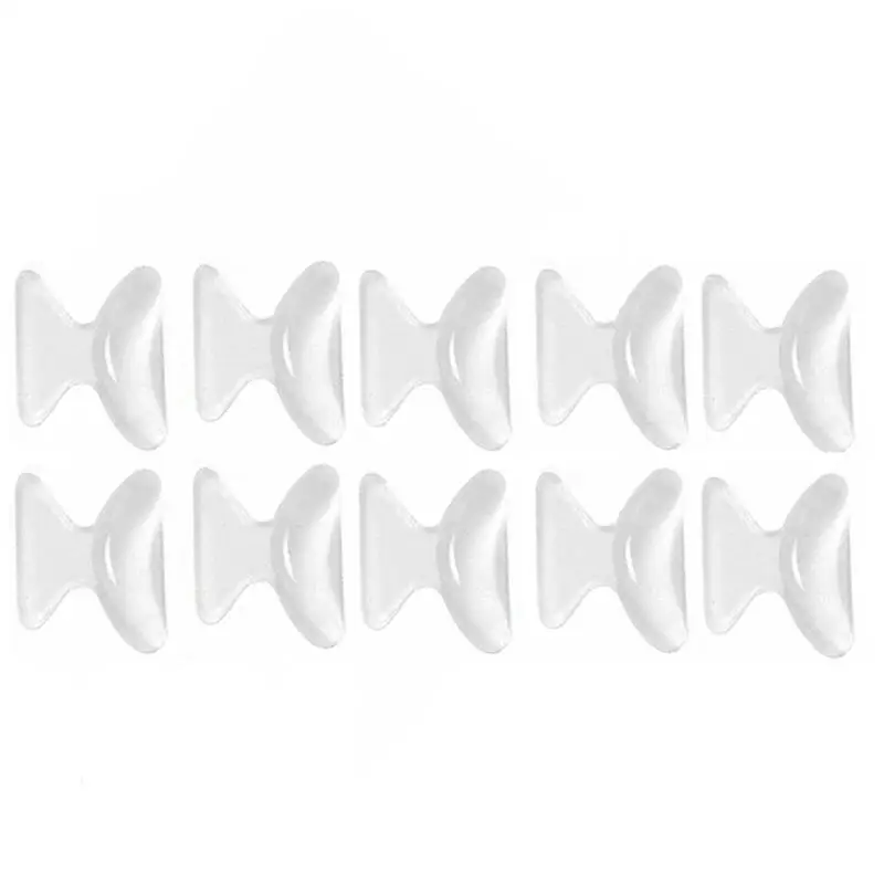 Optical Accessories Adhesive Silicone Anti slip Stick on Eyewear Glasses Nose Pads