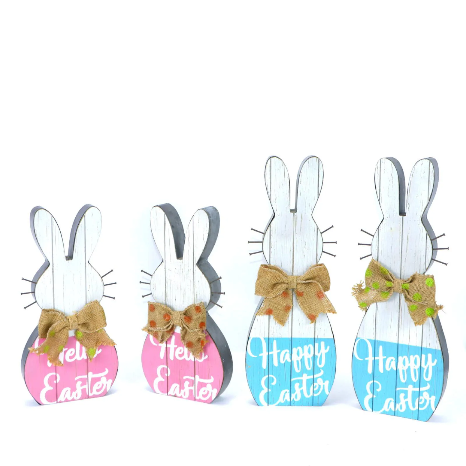 Hot Sale Spring New Nordic Ins Home Easter Wooden Bunny Decoration Rabbit Tabletop Decoration Indoor Party Table Decoration