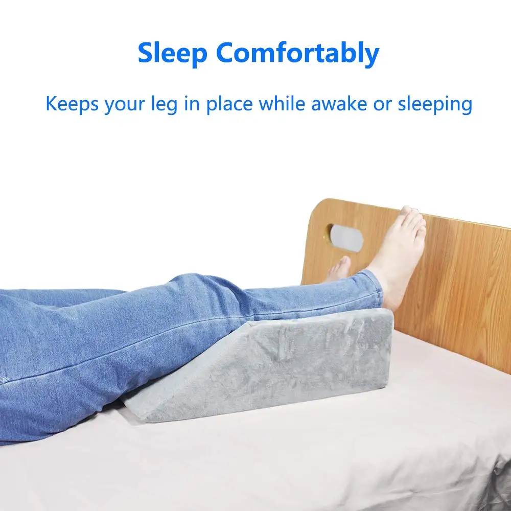 Leg Elevation Wedge Pillow Knee Foam for Sleeping Post Surgery Foot Leg Rest Pillows Knee Support Cushion