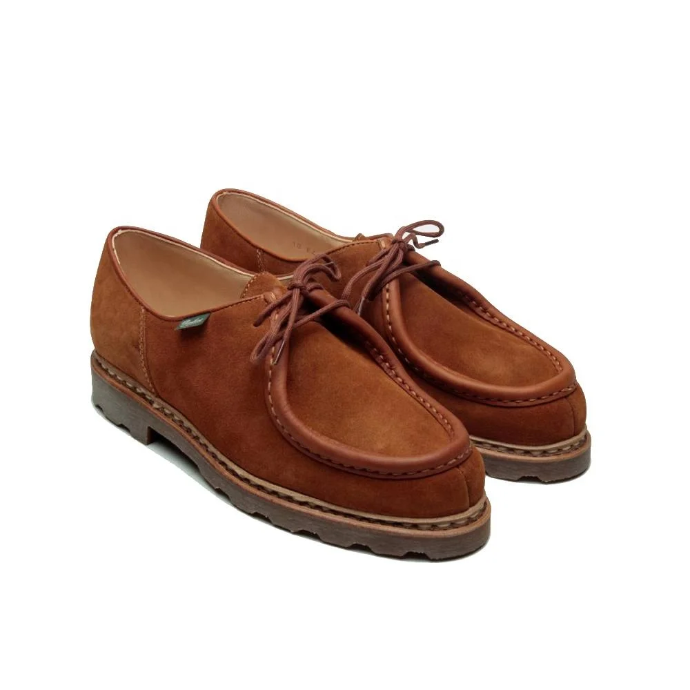 Custom men slip on leather loafers mens casual driving comfortable moccasin boat shoes