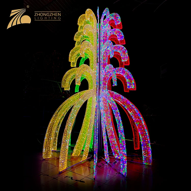 
CE ROSH Certificated Outdoor Motif Gaint Artificial Christmas Tree LED String Light 