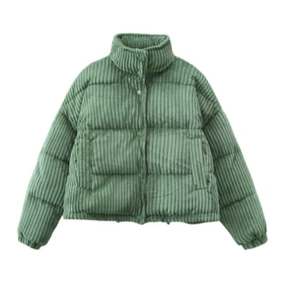 Produced 10 Million Pcs Jacket Brand Logo Casual Clothing Corduroy Coats Winter Down Jacket Men Jacket In Stock