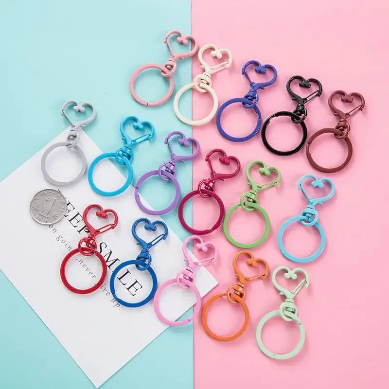 Novel Newest Metal Key Chains Cute Colorful Cute for Home Car Home Daily Key Chains Makings Accessories