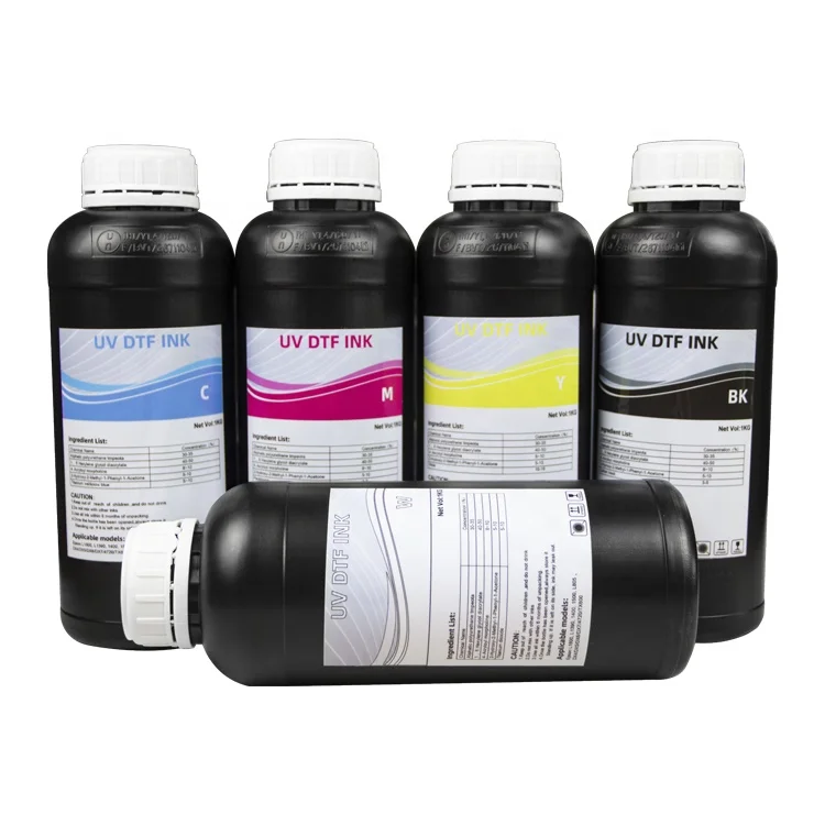 1000ml dtf uv inks and varnish for eopson uv dtf printer ink TX800/XP600/I3200 in 2024 Lancelot hot sale dtf uv ink