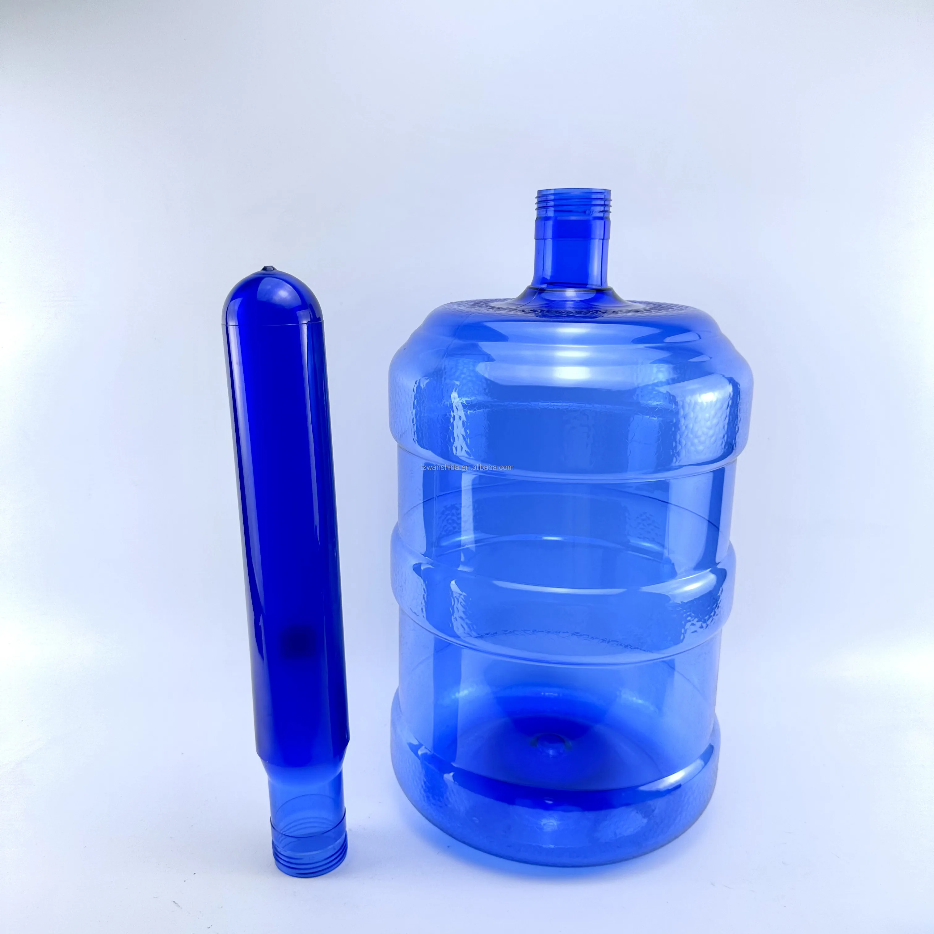 5gallon 700g 730g Blow Moulding Machine 20 Liter  750g Plastic Blue transparent 5gallon PET preform