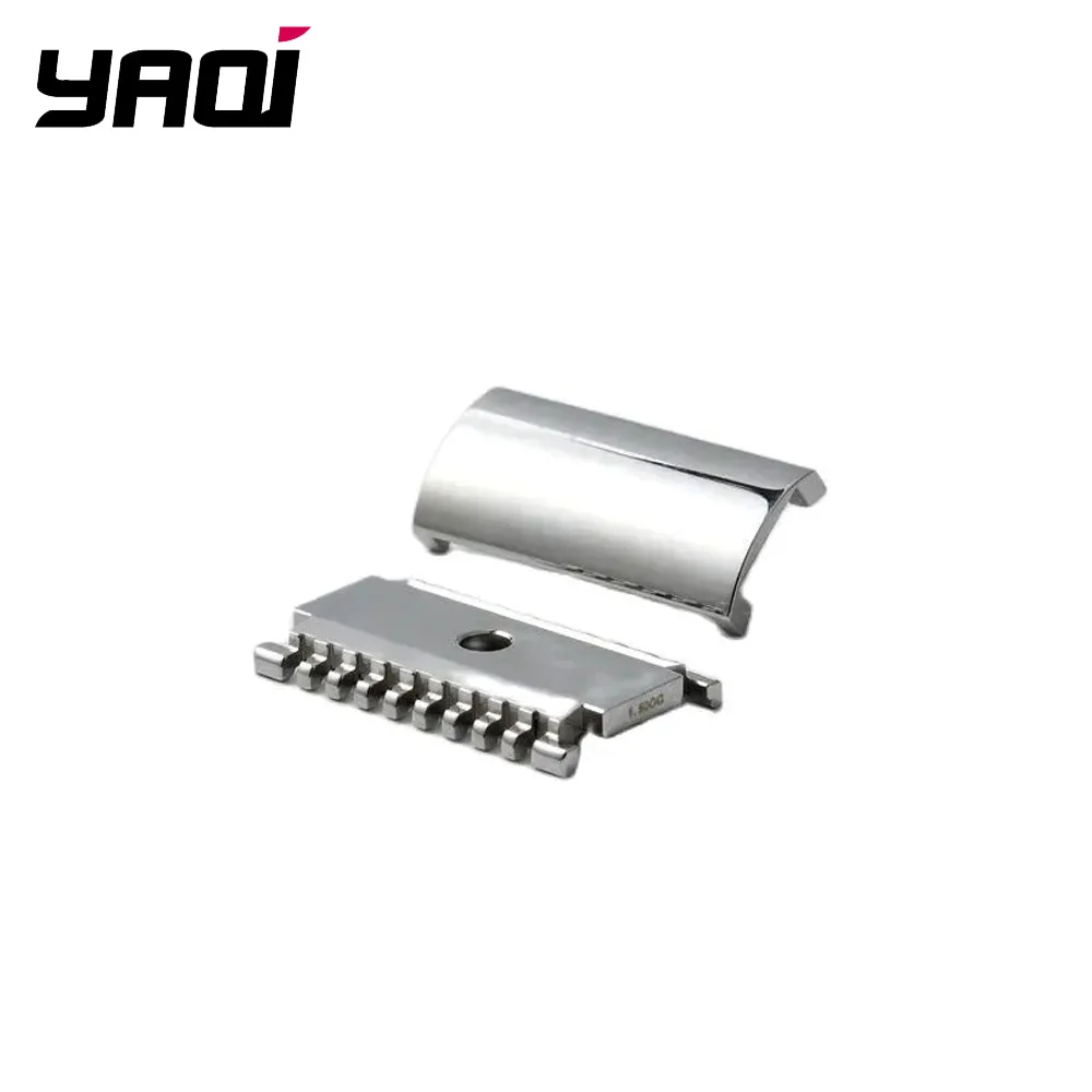 YAQI 1.50 OC Sentinel ssp 316 Stainless Steel Polished Safety Razor Head for Men With 1.5mm Blade Gap