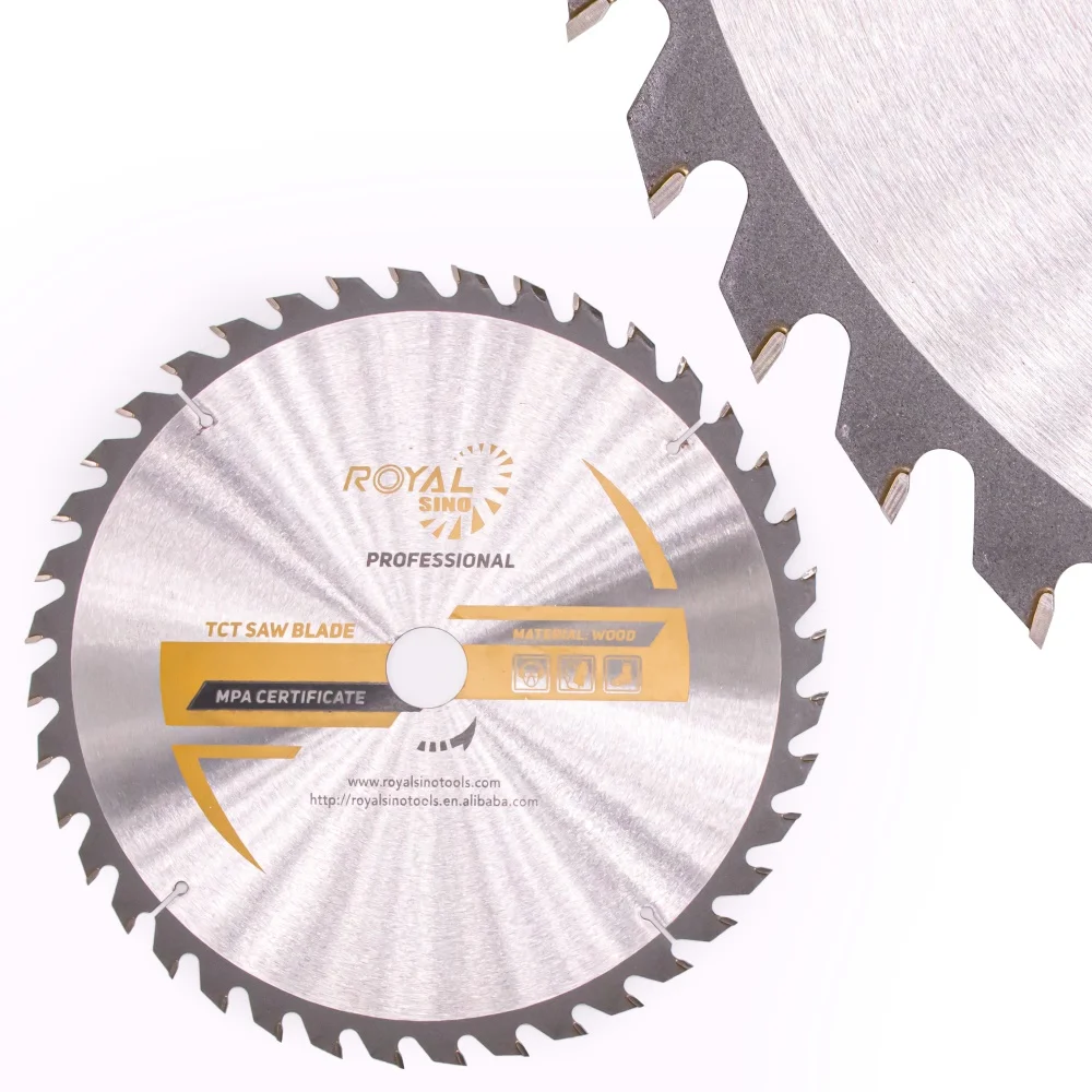 Royal Sino Tungsten Carbide TCT Circular Saw Blade Types For Wood Cutter Blade 9inch 60teeth