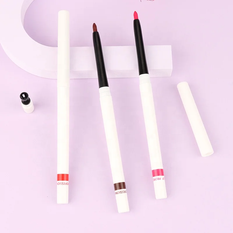 Free Sample Small Size Waterproof Long Lasting Lip Liner And Lipstick Cruelty Free Vegan Lip Liner