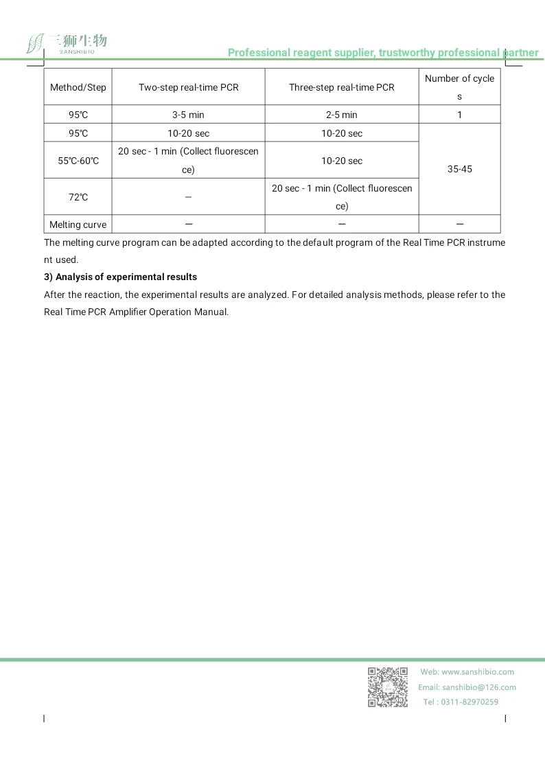 Attractive price 2x sybr green qpcr mix high purity reagents