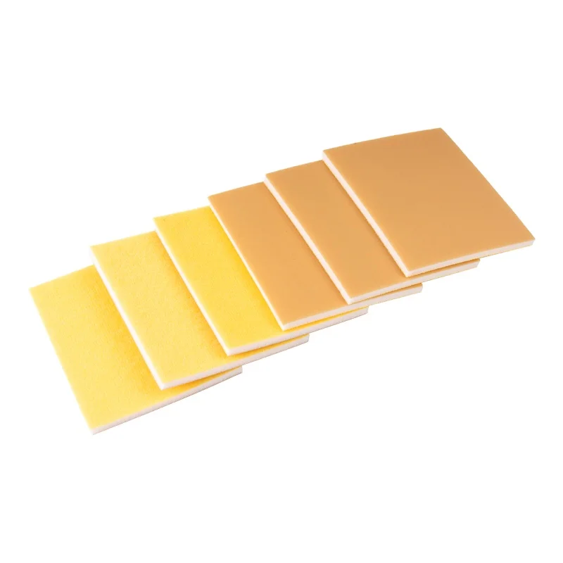 80x100MM180 -3000 Grit Hook and Loop Sandpaper abrasive Sanding Sponge for Polishing and Grinding