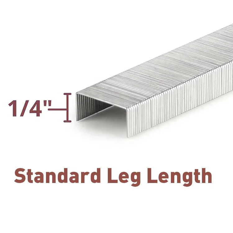 Foska Fast Shipping High Quality Cheap Metal School Stationery Silver Tech Normal Binder Staples 26/6 for Paper Binding