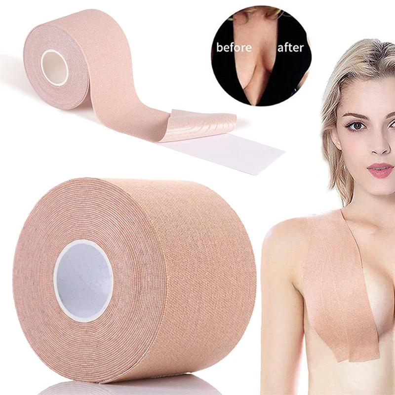 
Wholesale Waterproof Boob Tape Push Up Bra Women Boob Breast Lift Tape for Evening Dress 