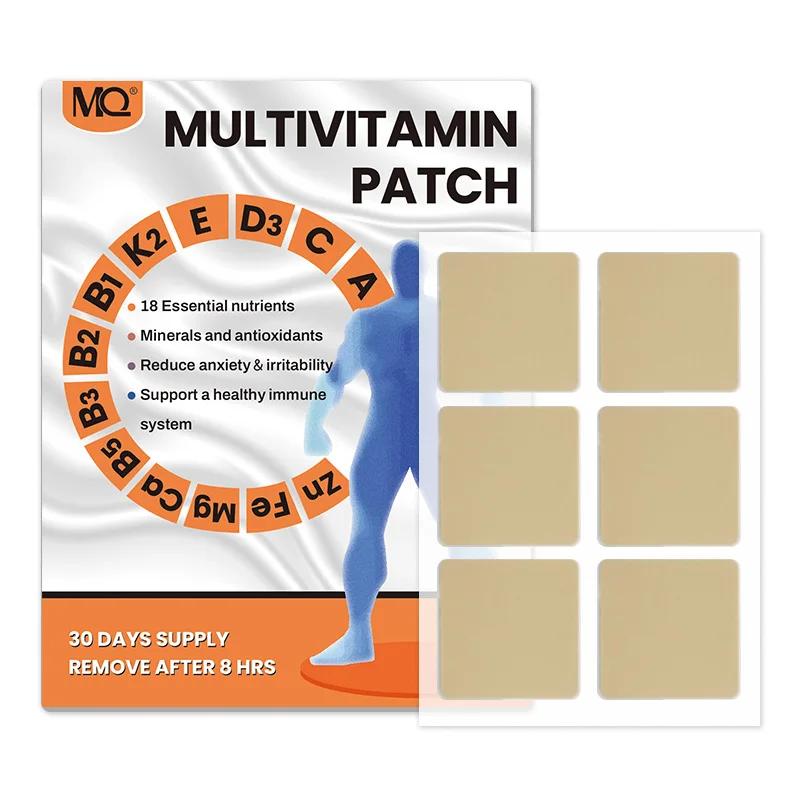 Supplements Patches Multi Vitamins 18 essential nutrients supply  b vitamins complex organic patch