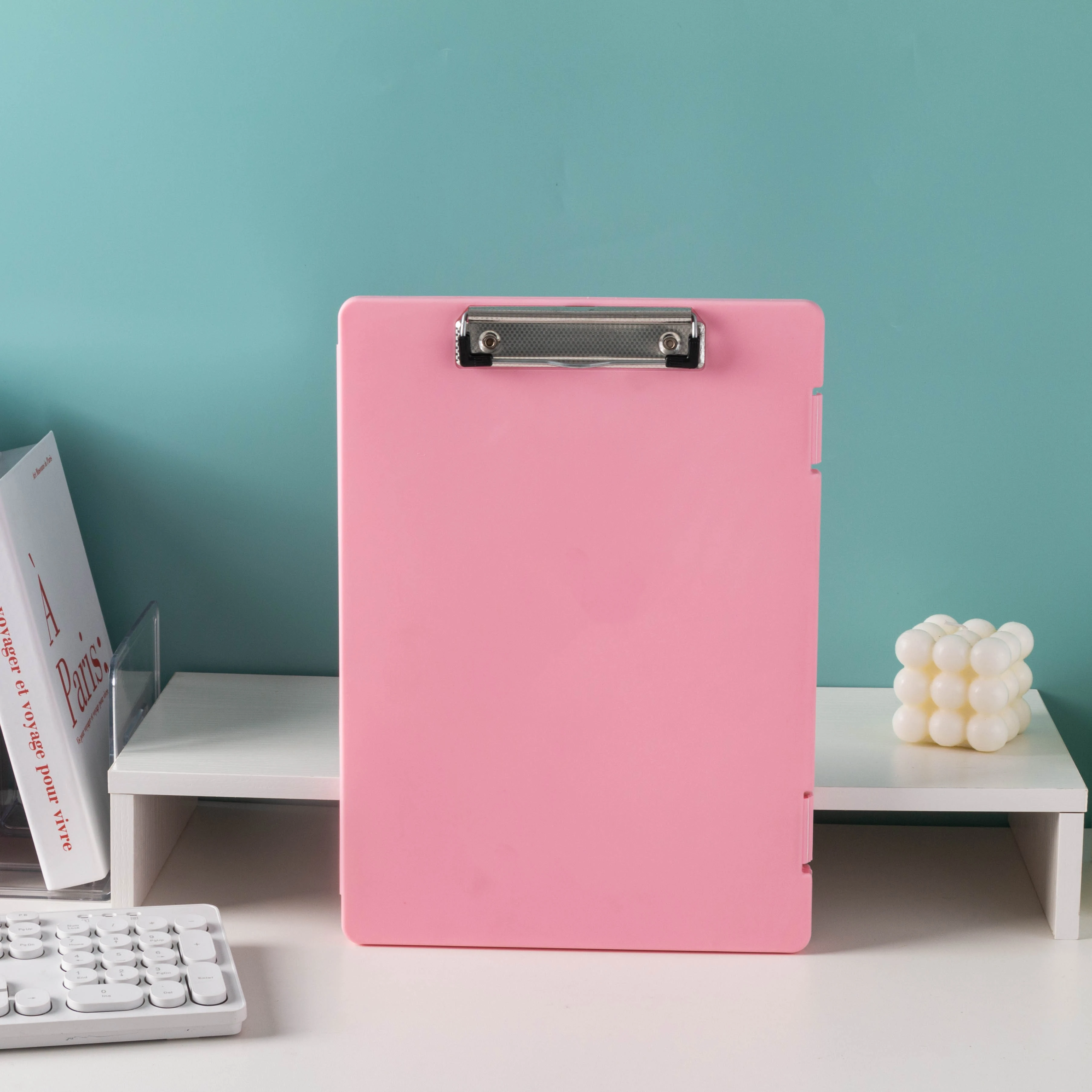 Thicken storage clipboard open nursing clipboard foldable storage heavy duty clipboard storage plastic folder