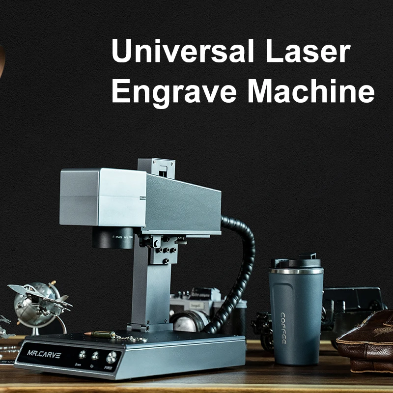 M1 Universal Metal Laser Engraving Machine Jewelry Key Rings Glass Surface 3D Photo Crystal Fiber Mini Laser Engraving Machines