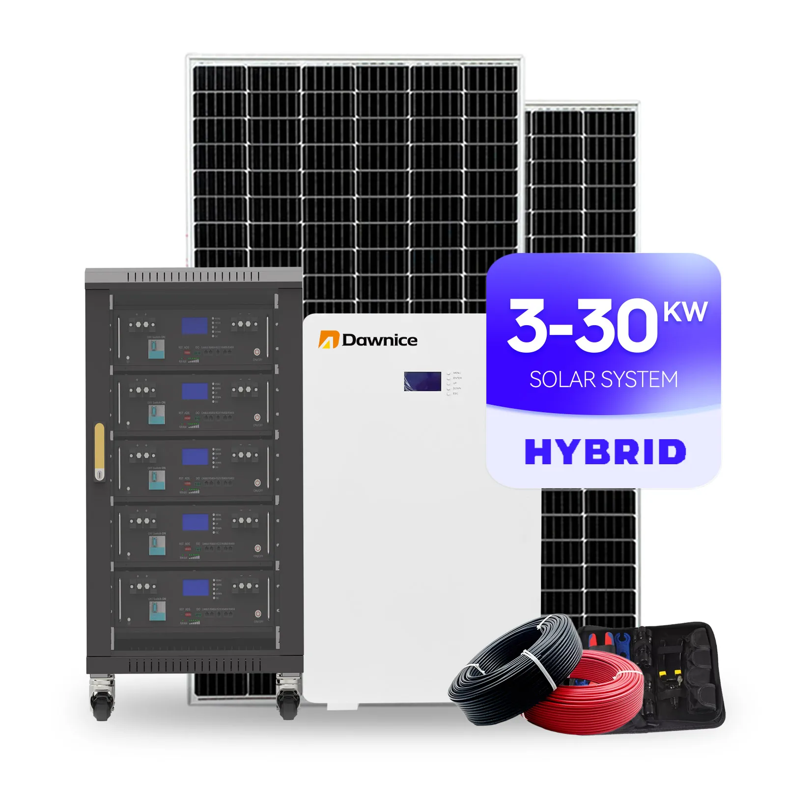 Dawnice 5-10 кВт Солнечный комплект panneau solaire 5000 Вт домашний 5 кВ солнечная система