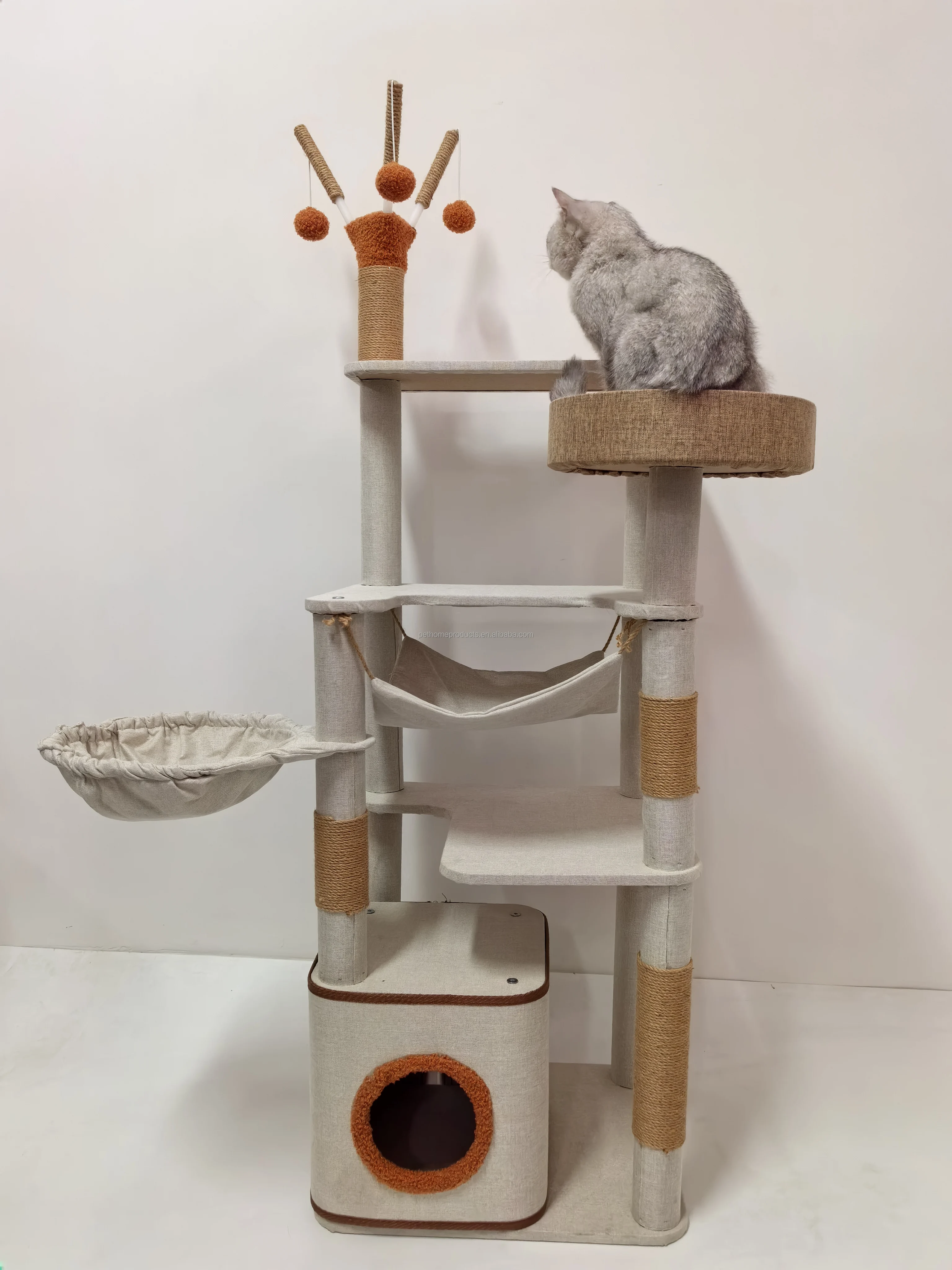 Многослойная комнатная кошачья башня дом скалолазание каркас кошачье дерево кошачий