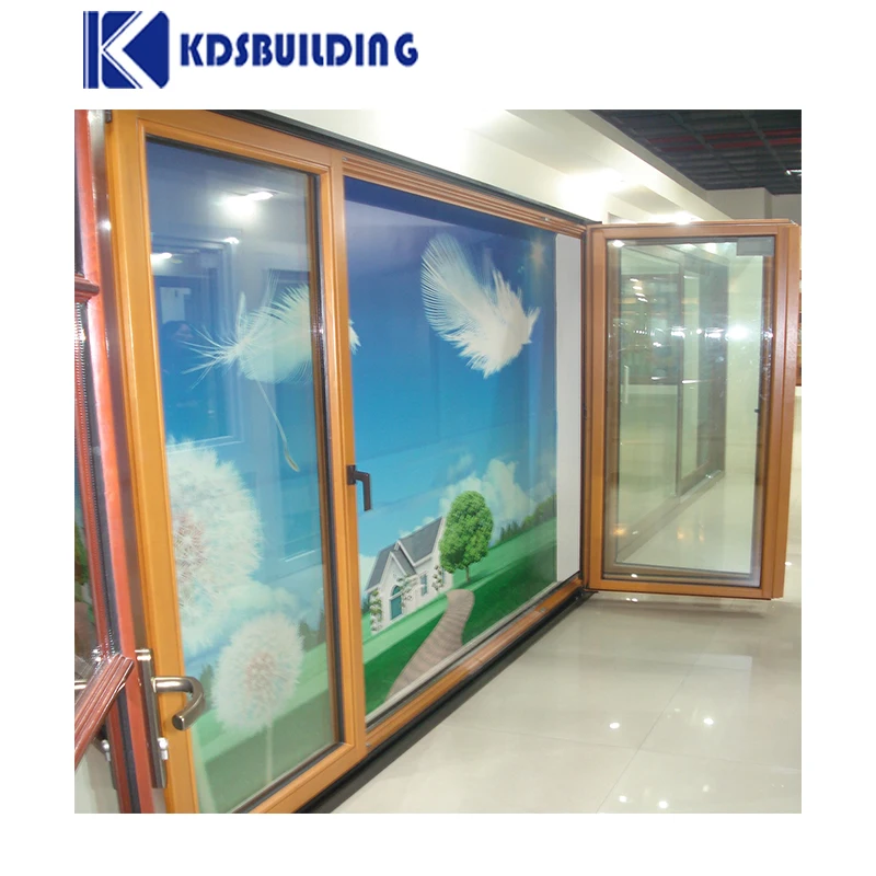 KDSBuilding деревянные складные стеклянные двери